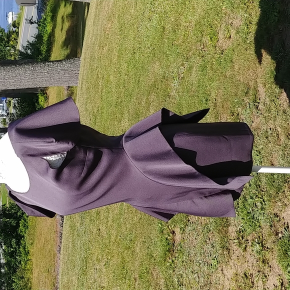 Gracia peplum dress grey, Medium NWT - Picture 4 of 8